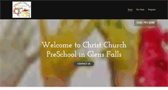 Desktop Screenshot of christchurchpreschoolgf.com